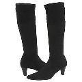 Vaneli Lilike Black Super Stretch Suede Boots