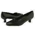 Vaneli Rexy Black Nappa With Matching Suede Pumps/Heels