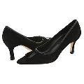 Vaneli Zako Black Suede With Matching Patent Pumps/Heels