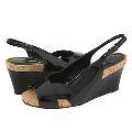 Vaneli Barmer Black Blazon w/ Natural Cork Sandals