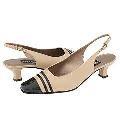 Vaneli Reinilde Pudding Nappa w/ Black Patent Pumps/Heels