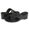 Vaneli Iliad Black Stretch w/ Patent Sandals