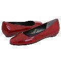 Vaneli Wassilla Red Nairobi Patent Print Flats