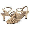 Vaneli Lenita Champagne Satin Sandals
