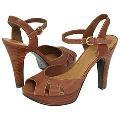 Nine West Eki Light Brown Leather Sandals