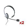 2 Headset Communicators for Microsoft Xbox 360