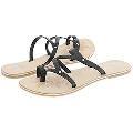 Report Nita Black Sandals