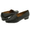 Trotters Fiora Black Leather Loafers