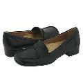 Trotters Lindy Black Leather Loafers