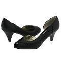 Steve Madden Slingo Black Leather Pumps/Heels
