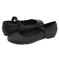 Steve Madden Prizee Black Leather Flats