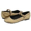 Steve Madden Prizee Bronze Leather Flats