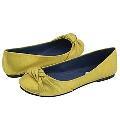 Steve Madden Crunchh Yellow Suede Flats