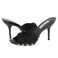 Steve Madden Kaimi Black Fabric Sandals