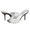 Steve Madden Kaimi White Fabric Sandals