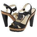 Steve Madden Steammy Black Patent Sandals