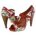 Steve Madden Reede Red Multi Pumps/Heels
