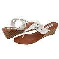 Steve Madden Flirtty White Patent Sandals