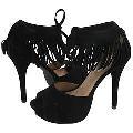 Steve Madden Rubii Black Suede Sandals