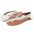 Steve Madden Parks White Leather Sandals
