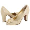 AK Anne Klein Happy Ivory Patent Pumps/Heels