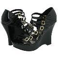 Steve Madden Nexxtt Black Patent Sandals
