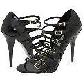 Steve Madden Sellena Black Patent Sandals