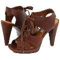 Steve Madden Destine Brown Leather Sandals