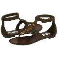 Steve Madden Sladde Brown Leather Sandals