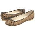 Steve Madden Stinng Bronze Suede Flats