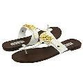 Steve Madden Sarrahh White Leather Sandals