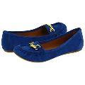 Steve Madden Kenedie Blue Suede Flats
