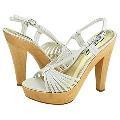 Steve Madden Lenorah White Leather Sandals