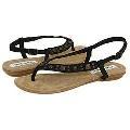 Steve Madden Chikaa Blakck Nubuck Sandals