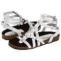 Steve Madden Cleoptra White w/ Studs Sandals