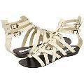 Steve Madden Notionn Gold Leather Sandals