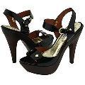Steve Madden Tarneyy Black Patent Sandals