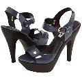 Steve Madden Tarneyy Grey Patent Sandals