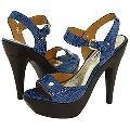 Steve Madden Tarneyy Blue Snake Sandals