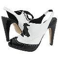 Charles David Canny Black/White Pumps/Heels