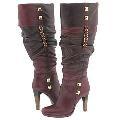 Charles David Chatter Burgundy Leather Boots