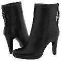 Charles David Shutter Black Leather Boots