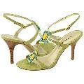 A. Marinelli Rage Lime Snake Sandals