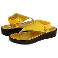 Charles David Dobie Yellow Patent Sandals