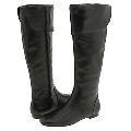 Charles David Discreet Black Leather Boots