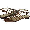 A. Marinelli Dart Bronze Sandals
