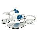 Chinese Laundry Bloom Mirror Silver/Teal Sandals