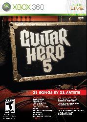 Xbox 360 - Guitar Hero 5 (game only)