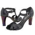 Via Spiga Vixen Black Buff Sandals