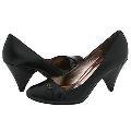 Kenneth Cole Reaction Bell-issima Black Leather Pumps/Heels